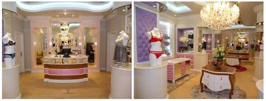 Ladies underwear, exclusive upmarket intimate apparel retail store